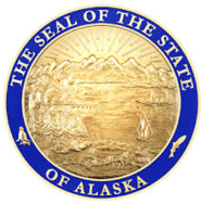 The seal of The State of Alaska